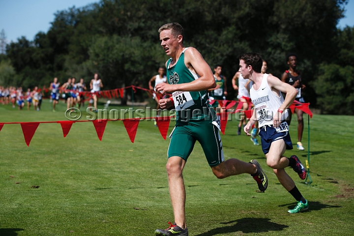 2014StanfordSeededBoys-397.JPG - Seeded boys race at the Stanford Invitational, September 27, Stanford Golf Course, Stanford, California.